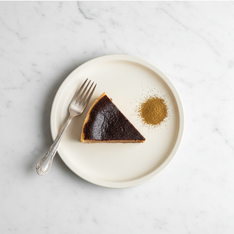 ほうじ茶アムバスクチーズケーキ5号